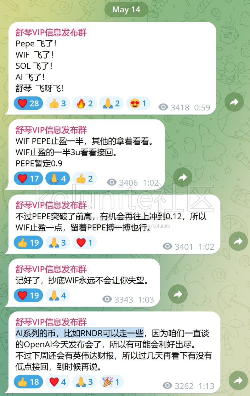 2024年5.15日舒琴分析比特币以太坊行情