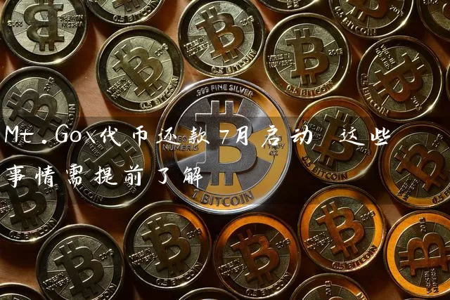 Mt.Gox代币还款7月启动 这些事情需提前了解