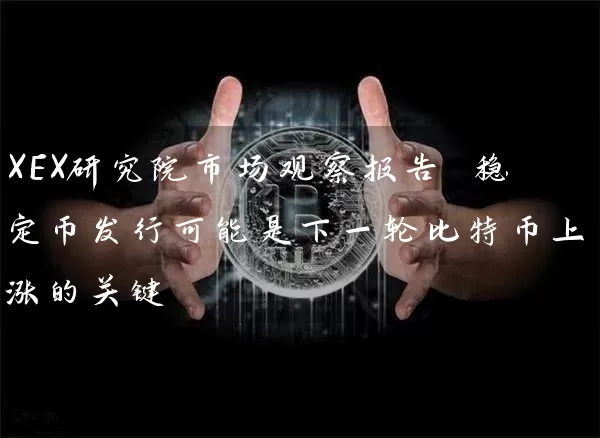 XEX研究院市场观察报告 稳定币发行可能是下一轮比特币上涨的关键