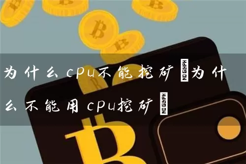 为什么cpu不能挖矿(为什么不能用cpu挖矿)