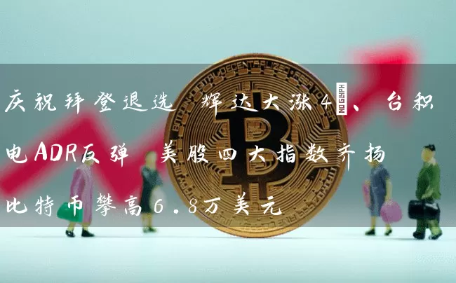 庆祝拜登退选 辉达大涨4%、台积电ADR反弹 美股四大指数齐扬 比特币攀高6.8万美元