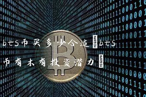 bts币买多少合适(bts币有木有投资潜力)