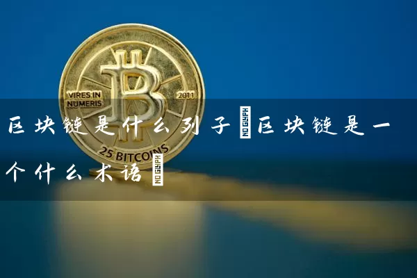 区块链是什么列子(区块链是一个什么术语)