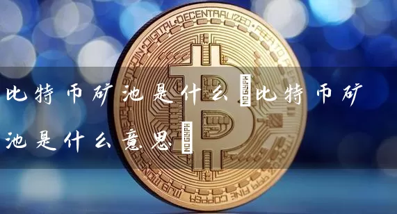 比特币矿池是什么(比特币矿池是什么意思)