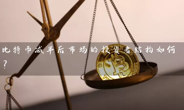 比特币减半后市场的投资者结构如何？