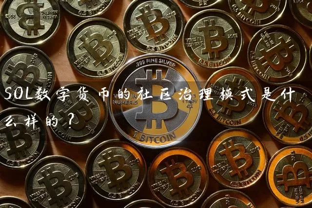 SOL数字货币的社区治理模式是什么样的？
