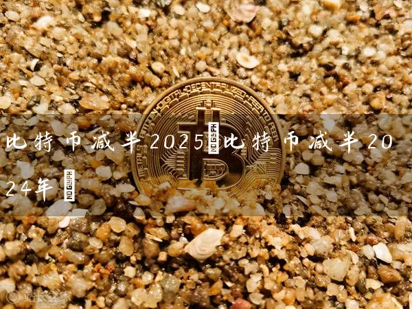 比特币减半2025(比特币减半2024年)
