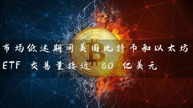 市场低迷期间美国比特币和以太坊 ETF 交易量接近 60 亿美元