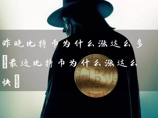 昨晚比特币为什么涨这么多(最近比特币为什么涨这么快)