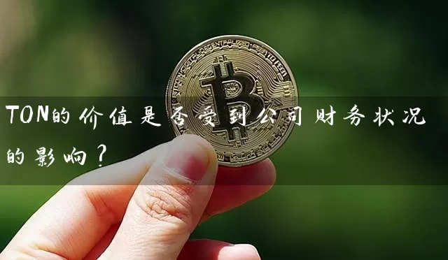 TON的价值是否受到公司财务状况的影响？