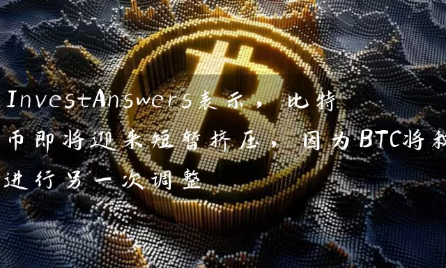 InvestAnswers表示，比特币即将迎来短暂挤压，因为BTC将积极进行另一次调整