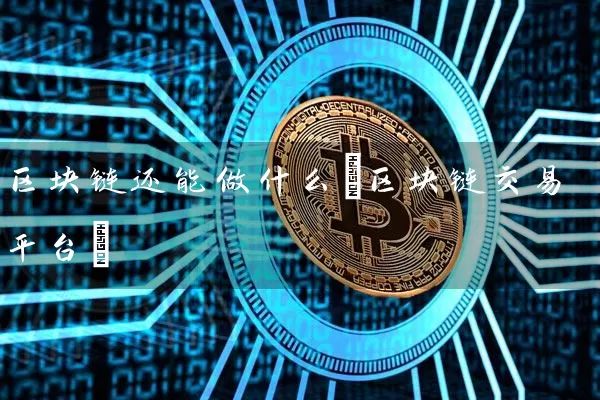 区块链还能做什么(区块链交易平台)