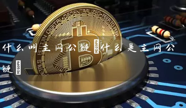什么叫主网公链(什么是主网公链)