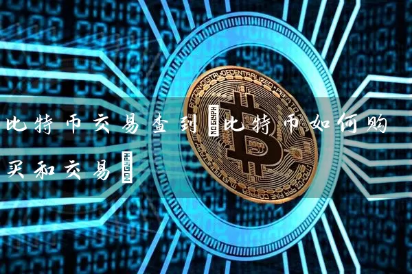 比特币交易查到(比特币如何购买和交易)