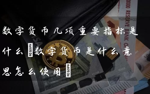 数字货币几项重要指标是什么(数字货币是什么意思怎么使用)