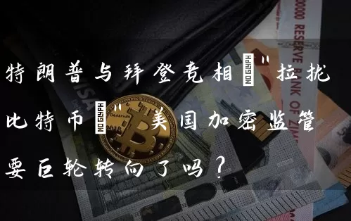 特朗普与拜登竞相"拉拢比特币" 美国加密监管要巨轮转向了吗？