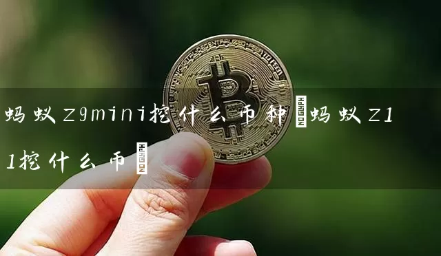 蚂蚁z9mini挖什么币种(蚂蚁z11挖什么币)