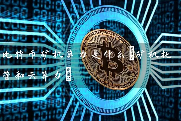 比特币矿机算力是什么(矿机托管和云算力)