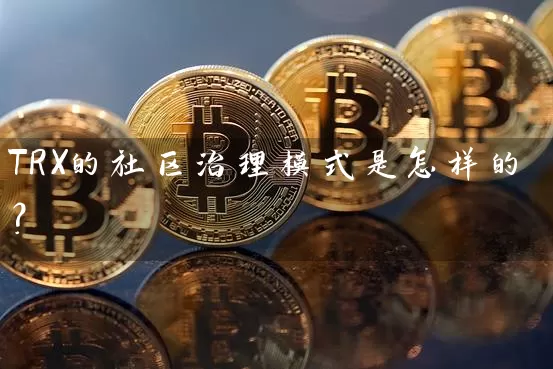 TRX的社区治理模式是怎样的？