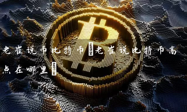 老崔说币比特币(老崔说比特币高点在哪里)