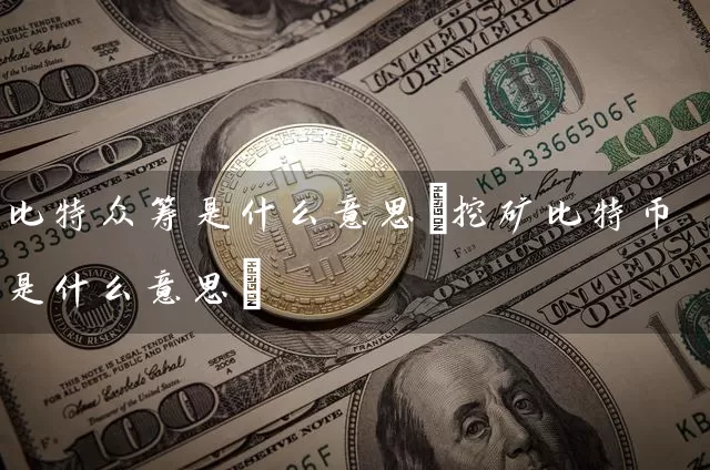 比特众筹是什么意思(挖矿比特币是什么意思)