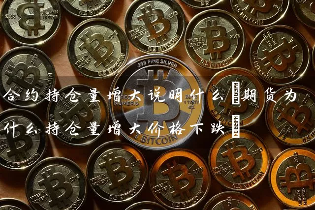 合约持仓量增大说明什么(期货为什么持仓量增大价格下跌)