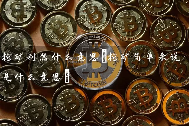 挖矿利器什么意思(挖矿简单来说是什么意思)