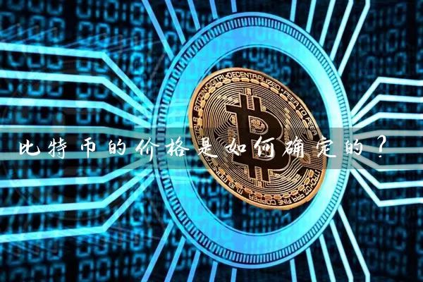 比特币的价格是如何确定的？