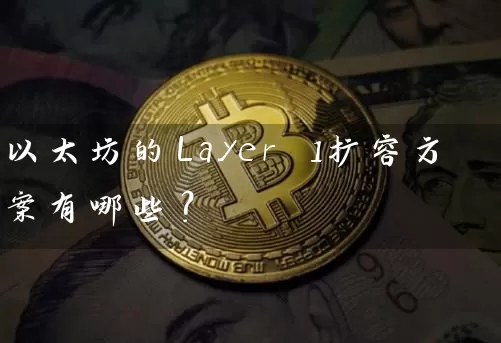 以太坊的Layer 1扩容方案有哪些？