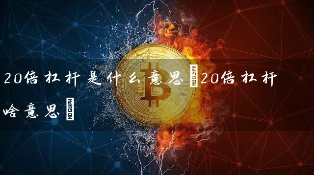 20倍杠杆是什么意思(20倍杠杆啥意思)