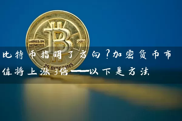 比特币指明了方向？加密货币市值将上涨3倍——以下是方法