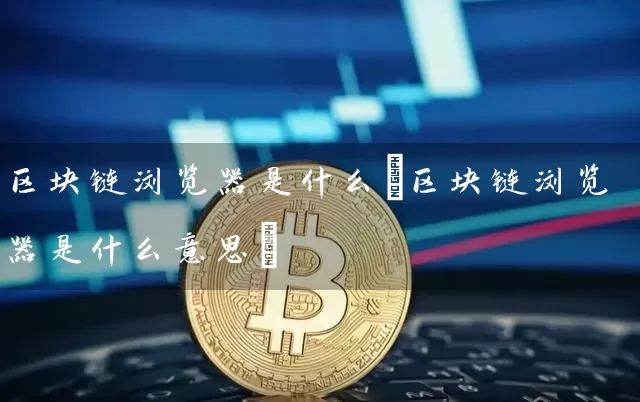 区块链浏览器是什么(区块链浏览器是什么意思)