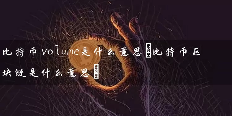 比特币volume是什么意思(比特币区块链是什么意思)