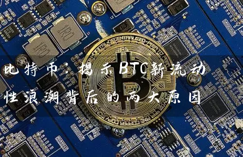 比特币：揭示BTC新流动性浪潮背后的两大原因