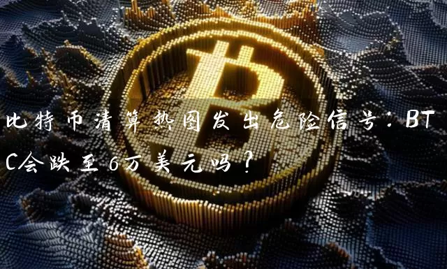 比特币清算热图发出危险信号：BTC会跌至6万美元吗？