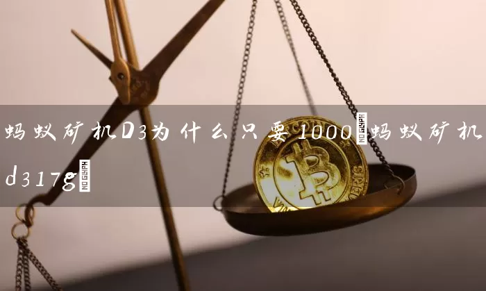 蚂蚁矿机D3为什么只要1000(蚂蚁矿机d317g)