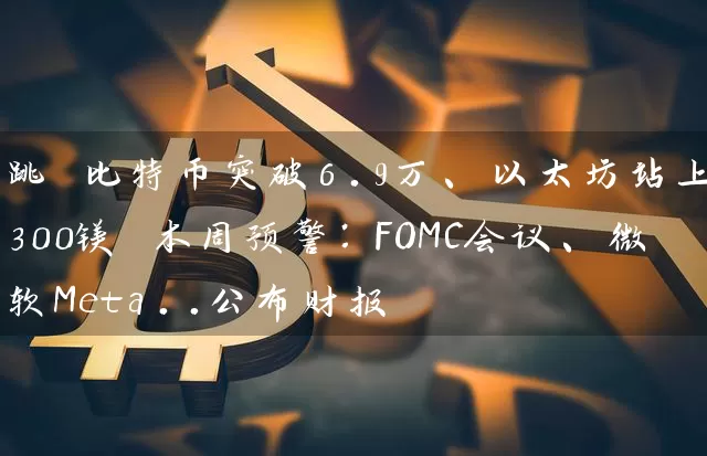 跳 比特币突破6.9万、以太坊站上3300镁 本周预警：FOMC会议、微软Meta..公布财报