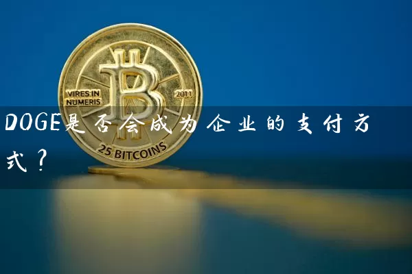 DOGE是否会成为企业的支付方式？