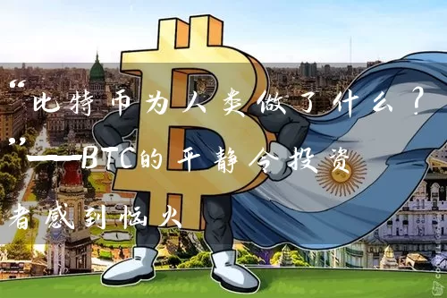 “比特币为人类做了什么？”——BTC的平静令投资者感到恼火