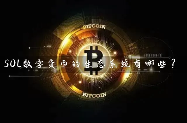 SOL数字货币的生态系统有哪些？