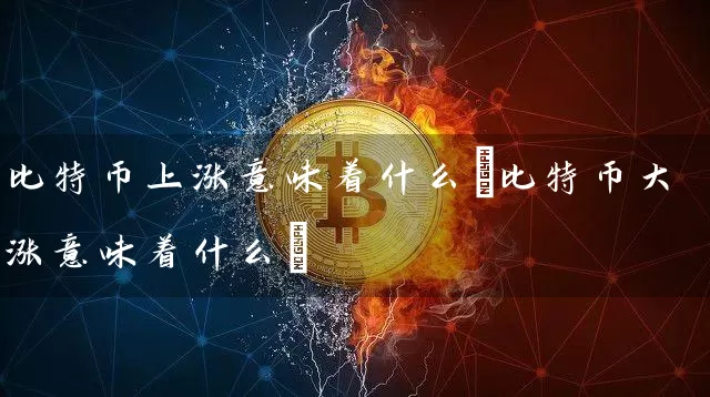 比特币上涨意味着什么(比特币大涨意味着什么)