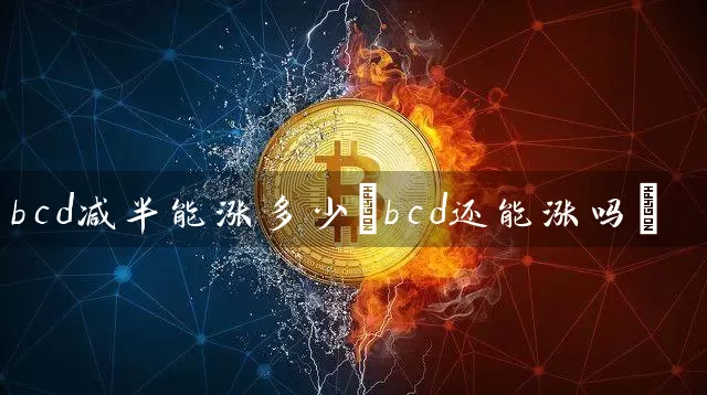 bcd减半能涨多少(bcd还能涨吗)