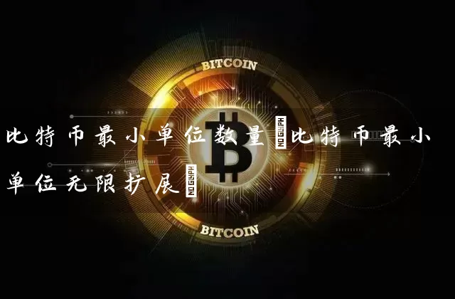比特币最小单位数量(比特币最小单位无限扩展)