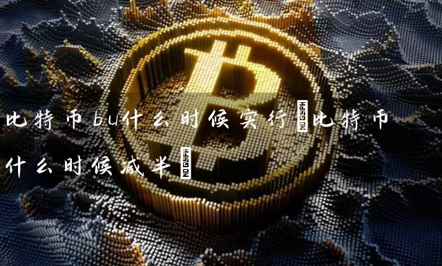比特币bu什么时候实行(比特币什么时候减半)