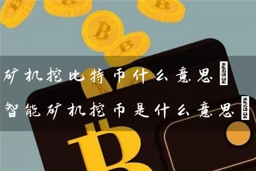 矿机挖比特币什么意思(智能矿机挖币是什么意思)