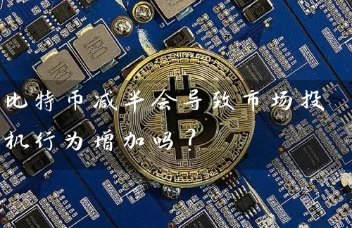 比特币减半会导致市场投机行为增加吗？