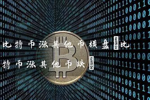 比特币涨其他币横盘(比特币涨其他币跌)