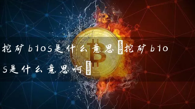 挖矿bios是什么意思(挖矿bios是什么意思啊)
