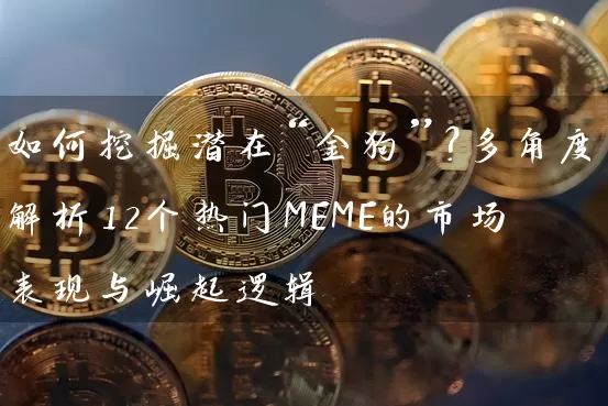 如何挖掘潜在“金狗”？多角度解析12个热门MEME的市场表现与崛起逻辑