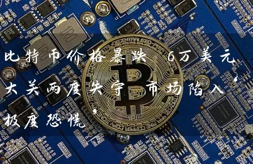 比特币价格暴跌 6万美元大关两度失守 市场陷入‘极度恐慌’